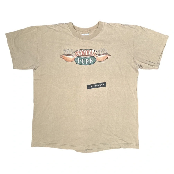 Vintage 90s Friends Central Perk Stanley Desantis Single Stitch T Shirt Mens L - Picture 1 of 11